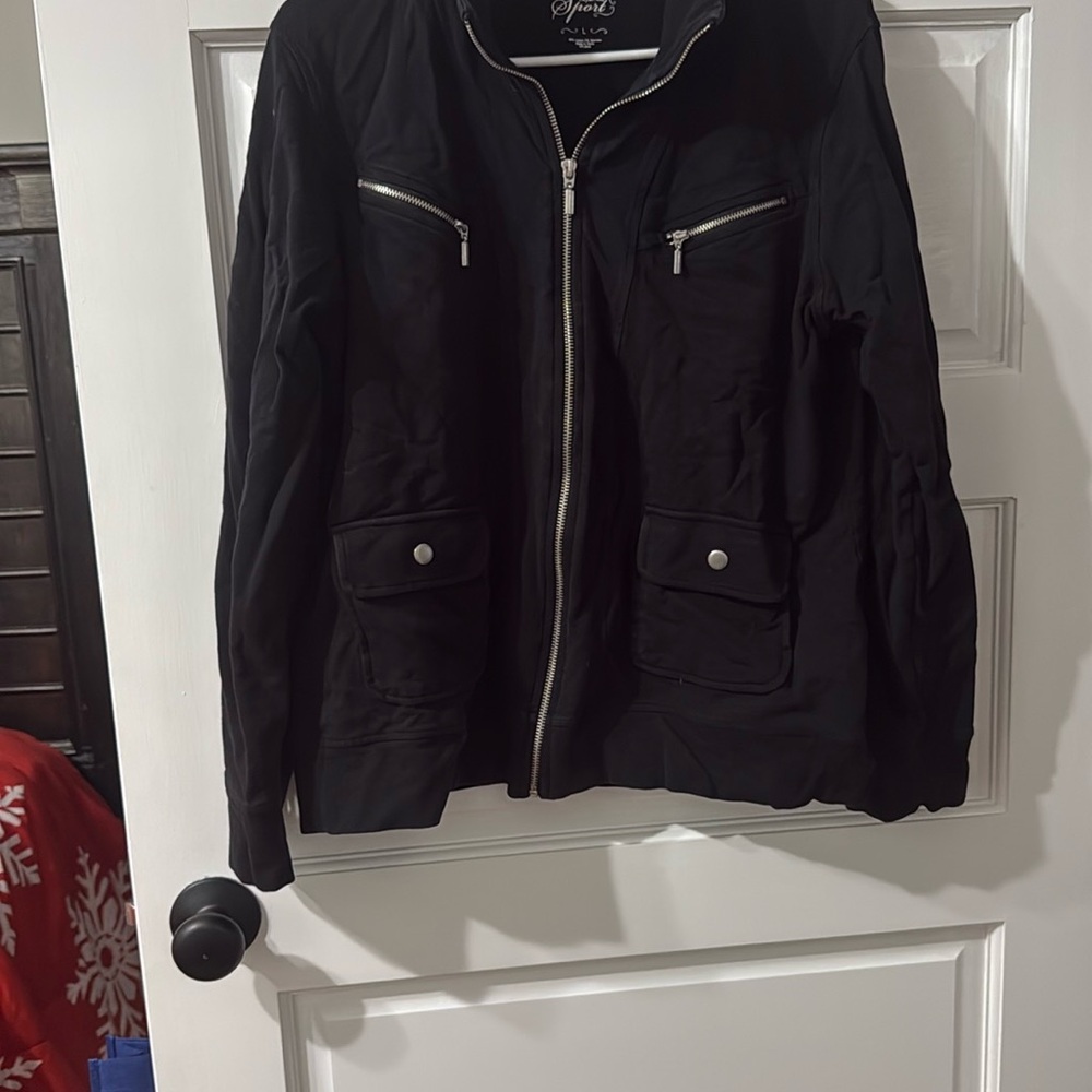 Women’s Black Zip up jacket